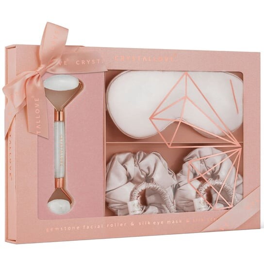 Набор для домашнего СПА из прозрачного кварца – ролик из горного хрусталя + шелковая повязка на голову + 4 шелковые резинки CRYSTALLOVE
Набор для домашнего СПА из прозрачного кварца – ролик из горного хрусталя + шелковая повязка на голову + 4 шелковые резинки CRYSTALLOVE