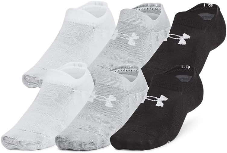 Носки Under Armour унисекс для взрослых Essential Ultra Low Tab Socks (6 шт.), (002) Black/Black/Halo Gray
Носки Under Armour унисекс для взрослых Essential Ultra Low Tab Socks (6 шт.), (002) Black/Black/Halo Gray