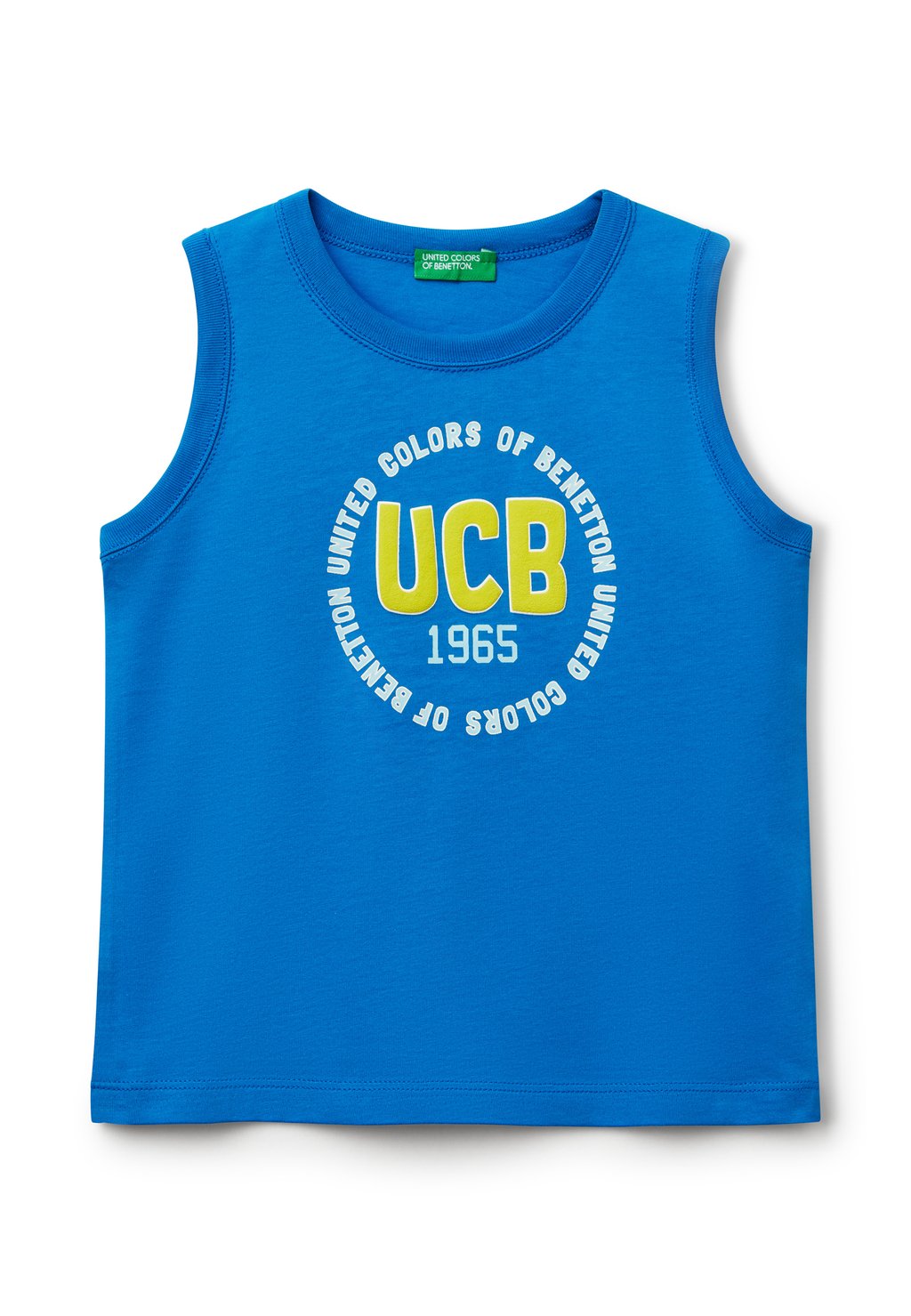 Майка United Colors of Benetton, синий 
Майка United Colors of Benetton, синий
