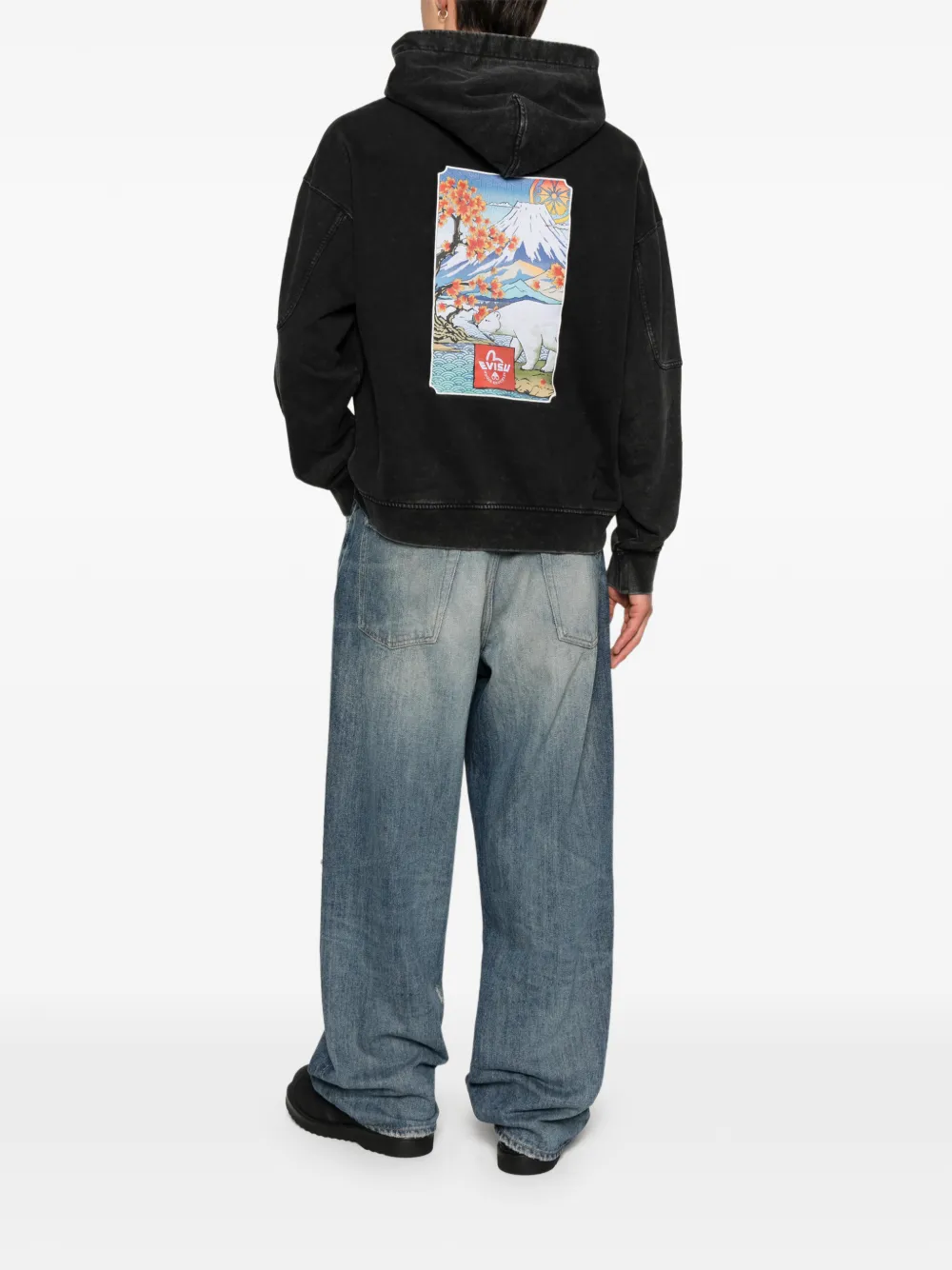 Толстовка с капюшоном и графическим принтом X Evisu Moose Knuckles, черный
Толстовка с капюшоном и графическим принтом X Evisu Moose Knuckles, черный