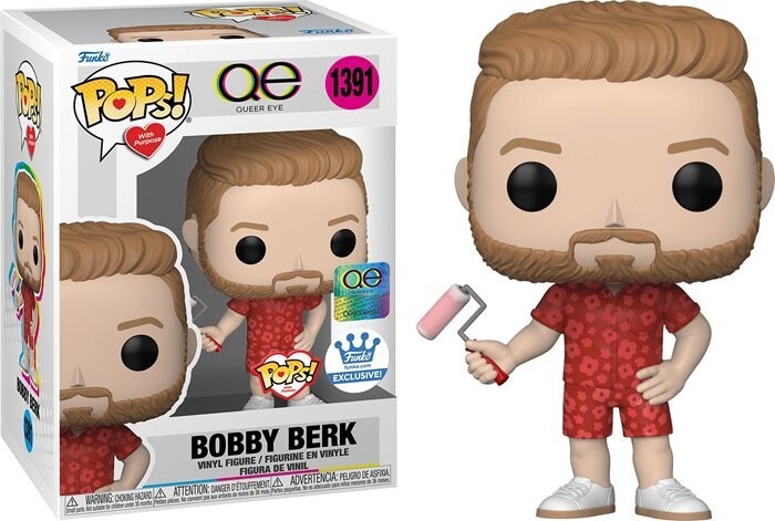 Funko POP Queer Eye 1391 Bobby Berk Special Edition Funko POP!
Funko POP Queer Eye 1391 Bobby Berk Special Edition Funko POP!