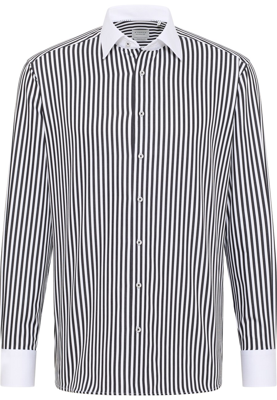 Рубашка делового покроя Regular Fit ETERNA, черный/белый
Рубашка делового покроя Regular Fit ETERNA, черный/белый