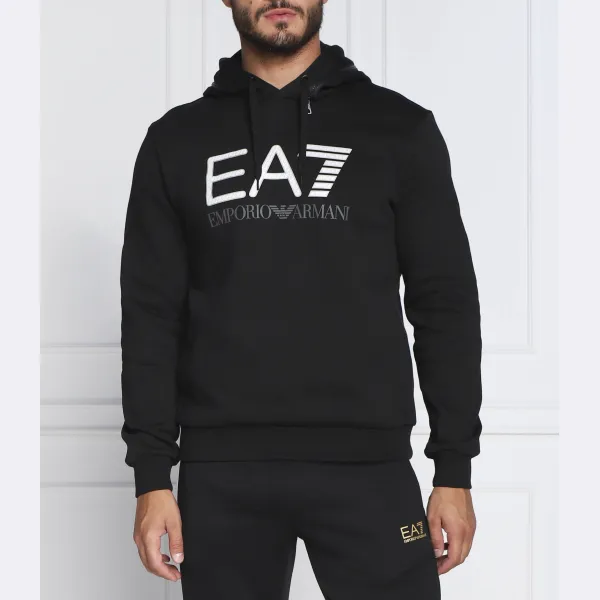 Толстовка обычного кроя Ea7, черный 
Толстовка обычного кроя Ea7, черный