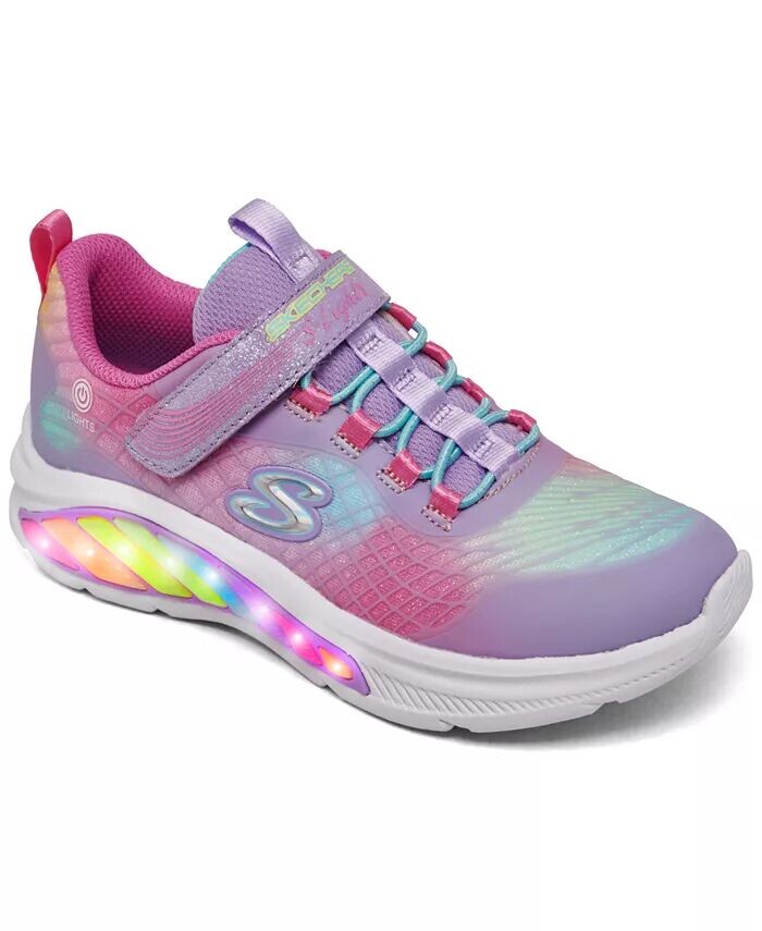 S-Lights для маленьких девочек: Rainbow Cruisers — повседневные кроссовки с радужной подсветкой от Finish Line Skechers, фиолетовый
S-Lights для маленьких девочек: Rainbow Cruisers — повседневные кроссовки с радужной подсветкой от Finish Line Skechers, фиолетовый