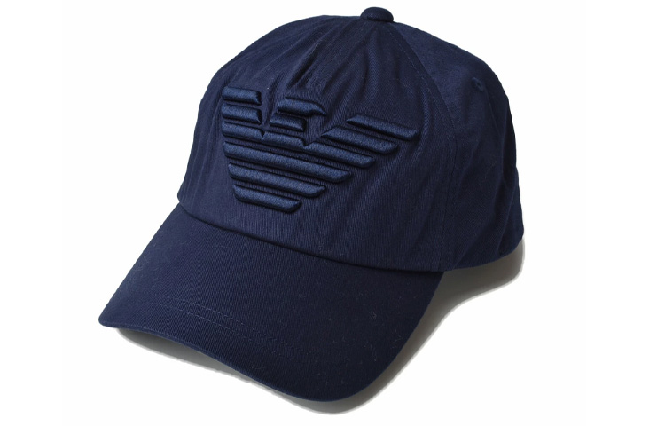 Бейсболка с вышитым логотипом EMPORIO ARMANI, синяя
Бейсболка с вышитым логотипом EMPORIO ARMANI, синяя