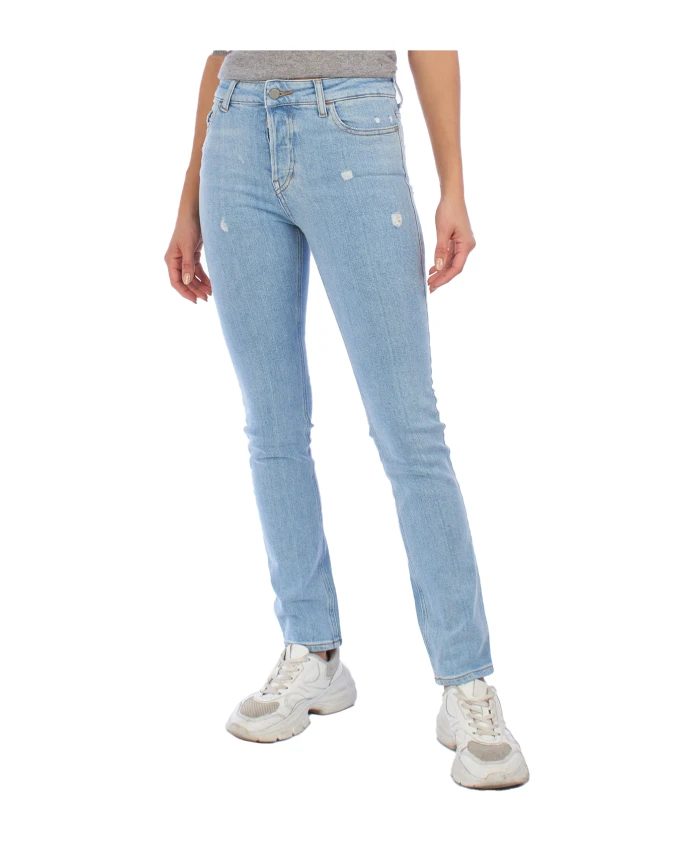 Современные узкие джинсы с оригинальными деталями. Emporio Armani, синий
Современные узкие джинсы с оригинальными деталями. Emporio Armani, синий