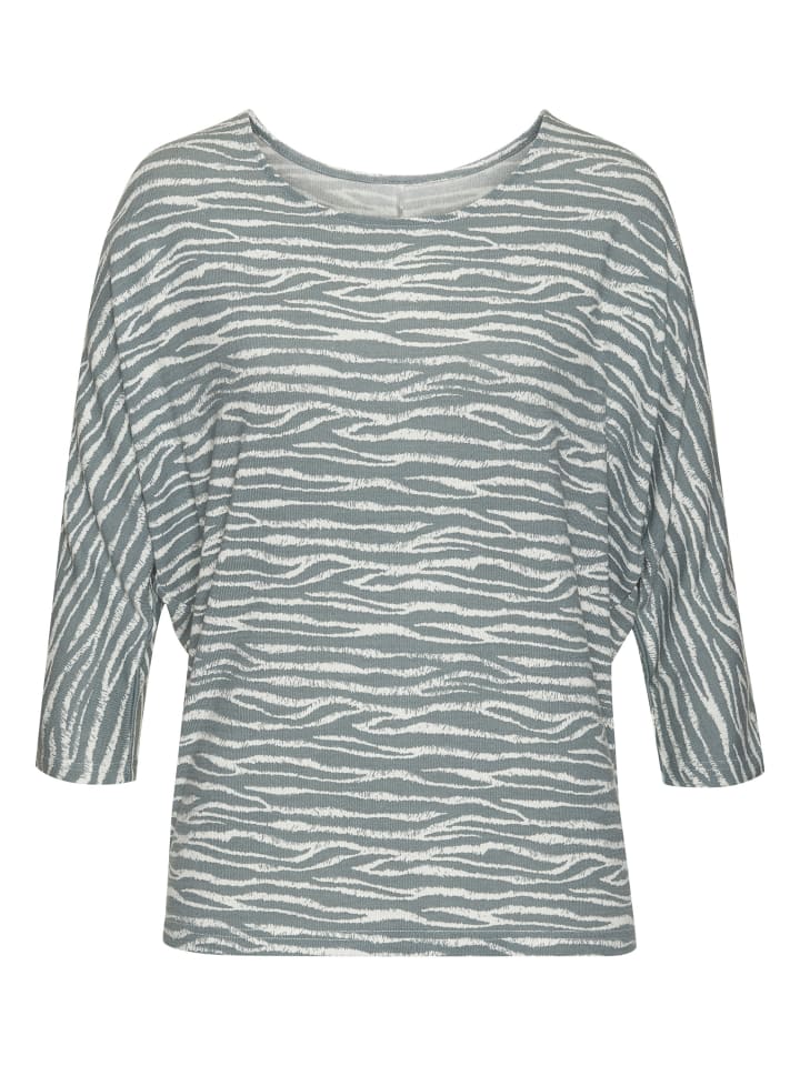 Рубашка с рукавами 3/4 серо-синего цвета LASCANA
Рубашка с рукавами 3/4 серо-синего цвета LASCANA