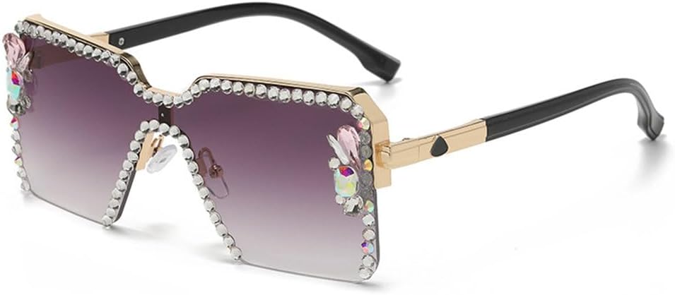 Солнцезащитные очки Diamond для женщин, большая оправа, модные очки с декоративными стразами, градуированная защита от солнца для вождения на открытом воздухе, UV400 MTZJH, 1
Солнцезащитные очки Diamond для женщин, большая оправа, модные очки с декоративными стразами, градуированная защита от солнца для вождения на открытом воздухе, UV400 MTZJH, 1