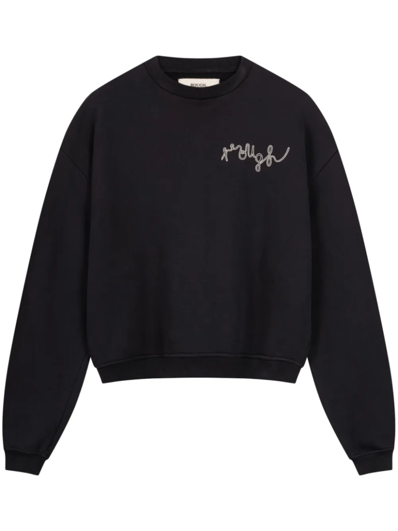 ROUGH. толстовка с вышитым логотипом, черный
ROUGH. толстовка с вышитым логотипом, черный