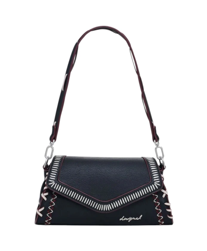 Стильная сумка через плечо со сменными ручками. Desigual, черный
Стильная сумка через плечо со сменными ручками. Desigual, черный