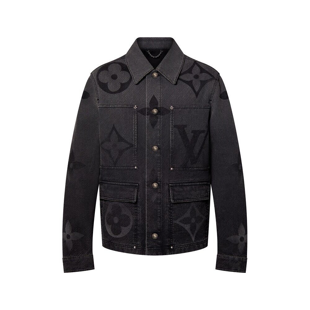 Блузон из денима с монограммой Louis Vuitton, черный
Блузон из денима с монограммой Louis Vuitton, черный
