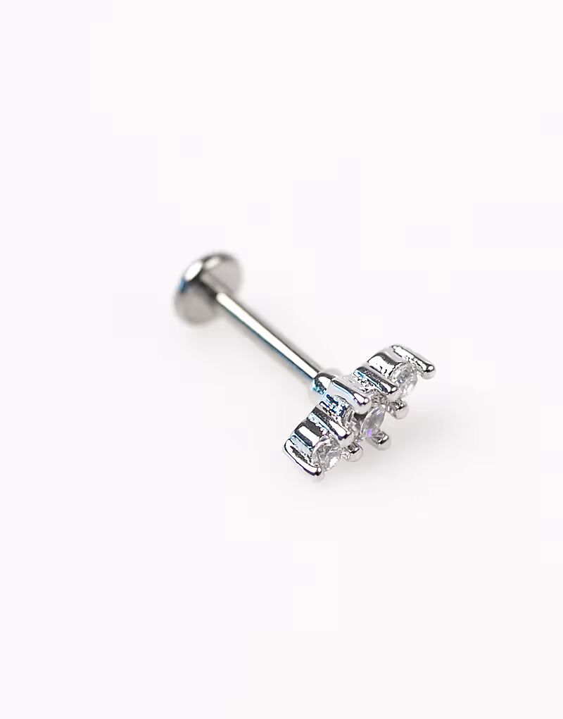 Рюкзак Lovisa Titanium с текстурированной змеиной кожей, плоский, серебристого цвета
Рюкзак Lovisa Titanium с текстурированной змеиной кожей, плоский, серебристого цвета