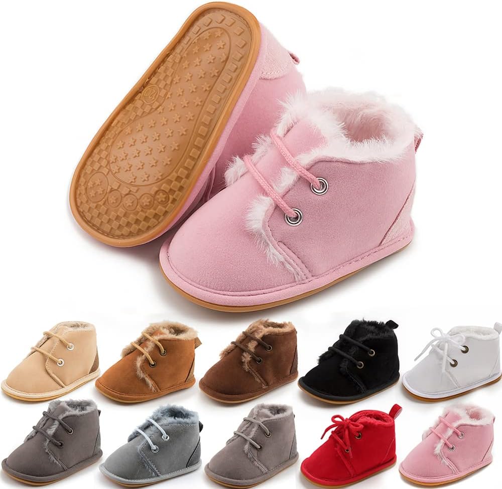 Пинетки Meckior для новорожденных, универсальные для девочек и мальчиков, бархатные, с резиновой противоскользящей подошвой, утепленные флисом, теплые зимние ботиночки для малышей, первые шаги, A09/Pink With Fleece
Пинетки Meckior для новорожденных, универсальные для девочек и мальчиков, бархатные, с резиновой противоскользящей подошвой, утепленные флисом, теплые зимние ботиночки для малышей, первые шаги, A09/Pink With Fleece