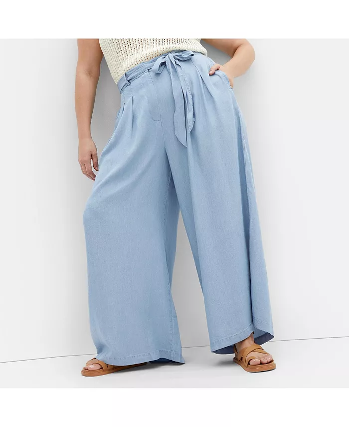 Брюки Санторини больших размеров CITY CHIC, синий
Брюки Санторини больших размеров CITY CHIC, синий