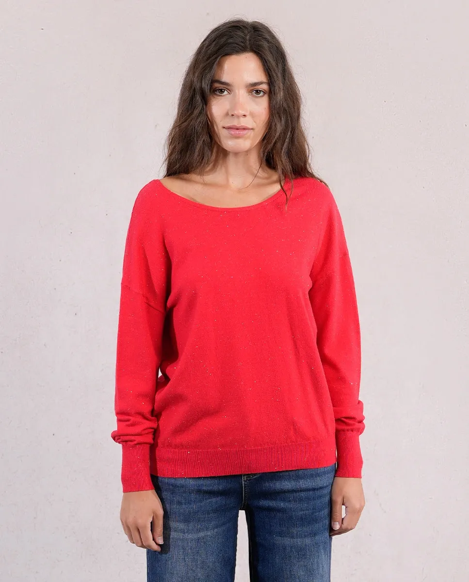 Женский джемпер с длинным рукавом и открытой спиной Molly Bracken, красный
Женский джемпер с длинным рукавом и открытой спиной Molly Bracken, красный