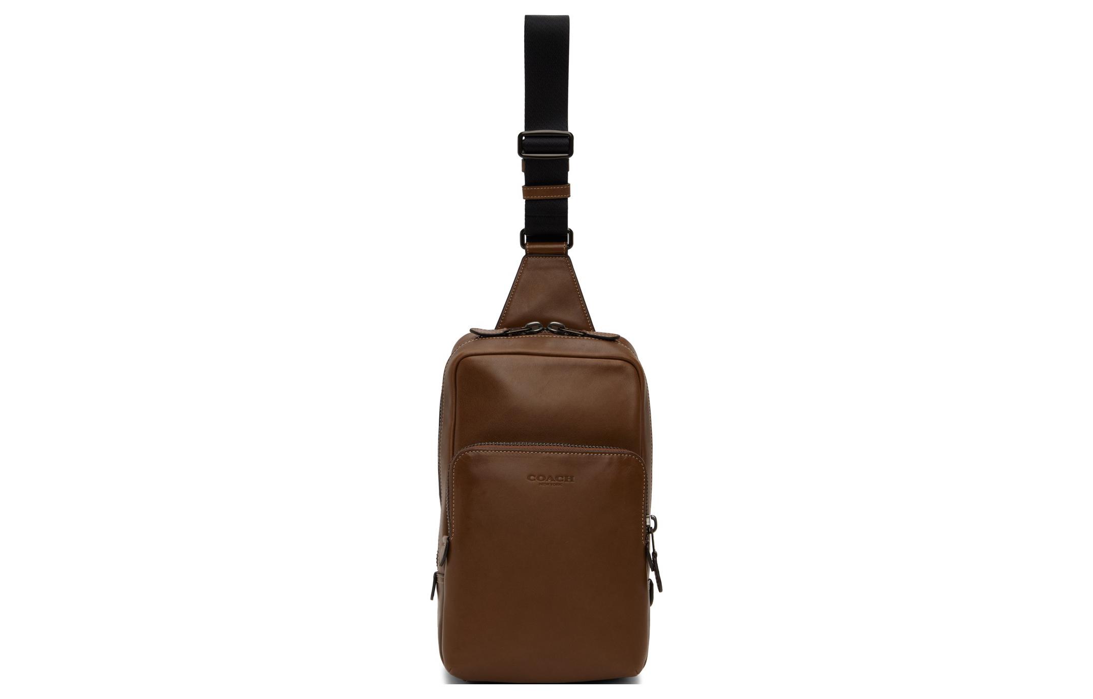 COACH Gotham Calfskin One Shoulder Crossbody Sling Bag Small Men's Black Saddle
COACH Gotham Calfskin One Shoulder Crossbody Sling Bag Small Men's Black Saddle