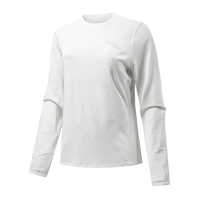 Saucony Женская толстовка жемчужно-белого цвета с круглым вырезом, средней толщины
Saucony Женская толстовка жемчужно-белого цвета с круглым вырезом, средней толщины