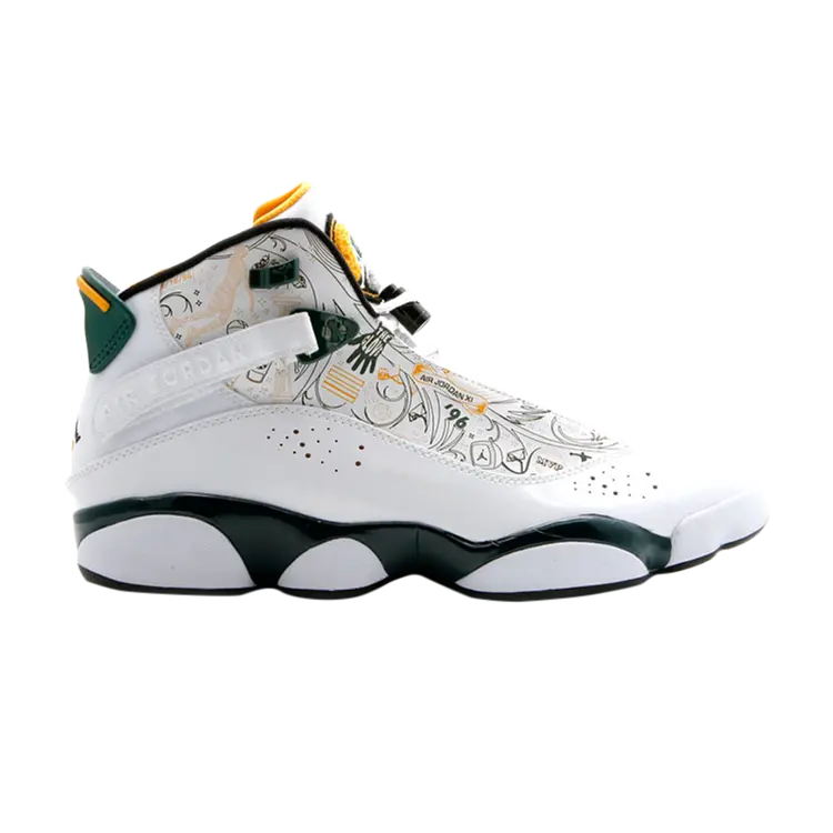 Кроссовки Air Jordan 6 Rings 'Seattle', белый
Кроссовки Air Jordan 6 Rings 'Seattle', белый