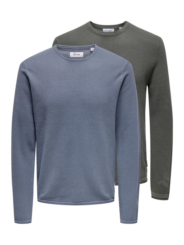 ONLY & SONS Свитер Felix сине-серого цвета
ONLY & SONS Свитер Felix сине-серого цвета