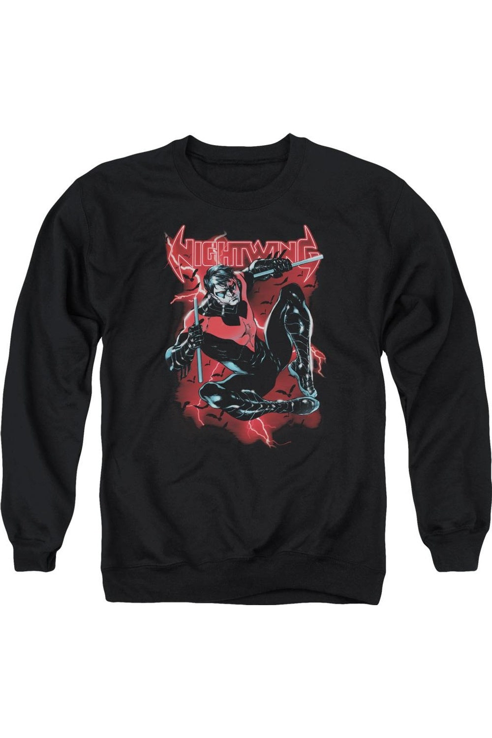 Толстовка Batman Nightwing для взрослых с круглым вырезом Gildan, черный
Толстовка Batman Nightwing для взрослых с круглым вырезом Gildan, черный