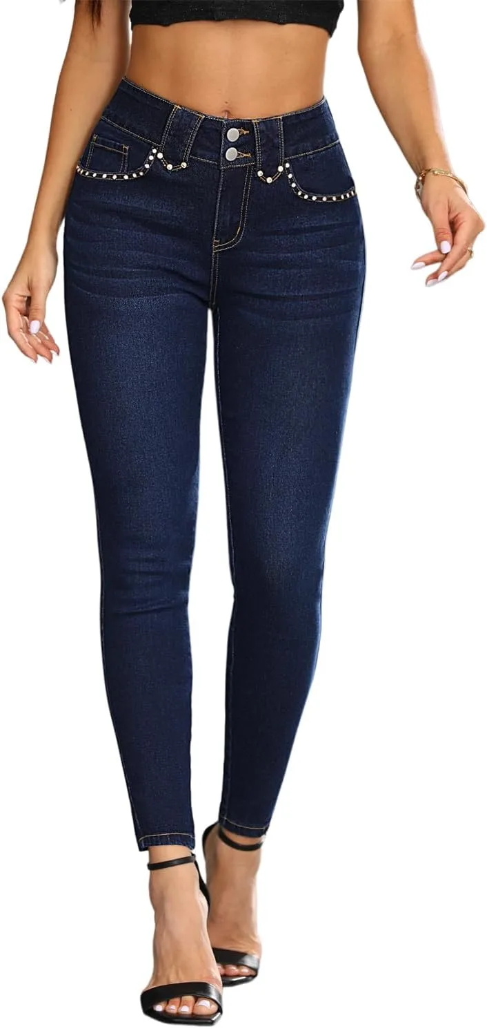 Скинни джинсы для женщин Mid-Rise с эффектом контроля живота Foresi
Скинни джинсы для женщин Mid-Rise с эффектом контроля живота Foresi