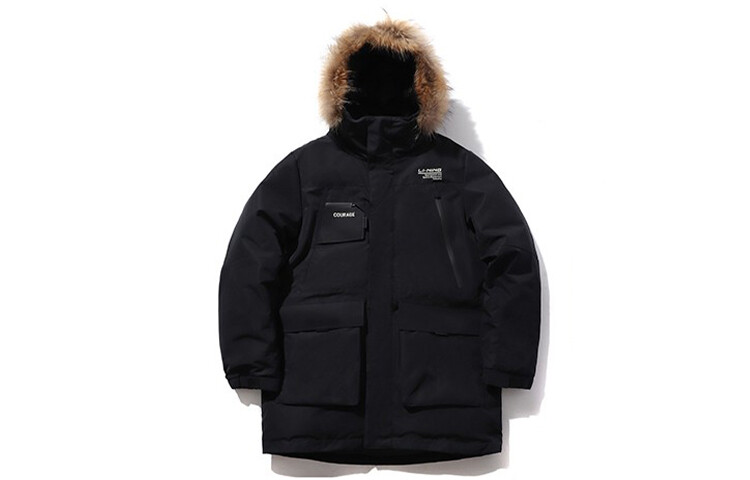 Спортивная модная коллекция пуховик мужской стандартный черный Lining, черный 
Спортивная модная коллекция пуховик мужской стандартный черный Lining, черный