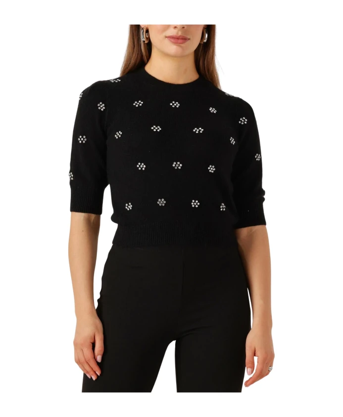 Джемпер из смеси ангорской кожи Twinset, черный
Джемпер из смеси ангорской кожи Twinset, черный