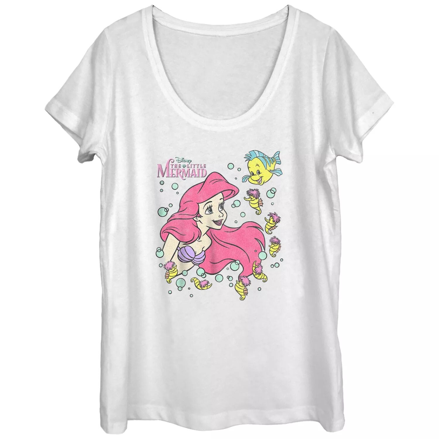 Детская футболка Disney's Little Mermaid с рисунком Ариэль и Флаундер Licensed Character
Детская футболка Disney's Little Mermaid с рисунком Ариэль и Флаундер Licensed Character