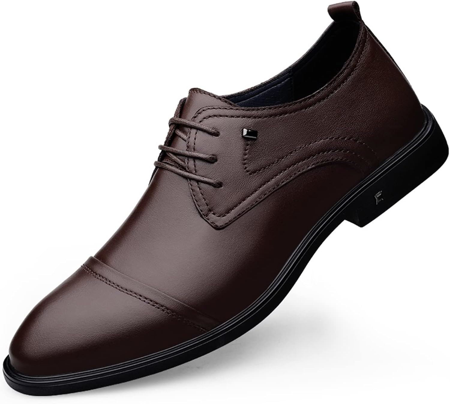 Мужские оксфорды с шнуровкой, дерби с круглым носком, кожаные, с противоскользящей подошвой, низкий каблук, нескользящие, для вечеринок Xjsdjhount, коричневый
Мужские оксфорды с шнуровкой, дерби с круглым носком, кожаные, с противоскользящей подошвой, низкий каблук, нескользящие, для вечеринок Xjsdjhount, коричневый