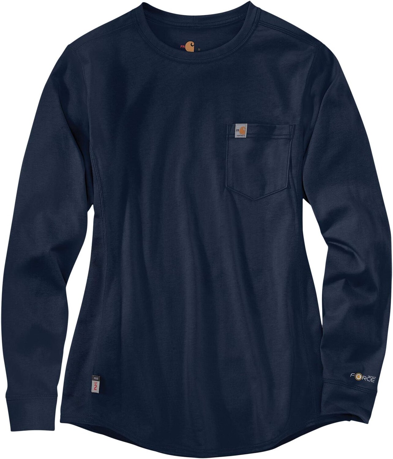 Хлопковая футболка с длинными рукавами Flame-Resistant Force Carhartt, темно-синий
Хлопковая футболка с длинными рукавами Flame-Resistant Force Carhartt, темно-синий