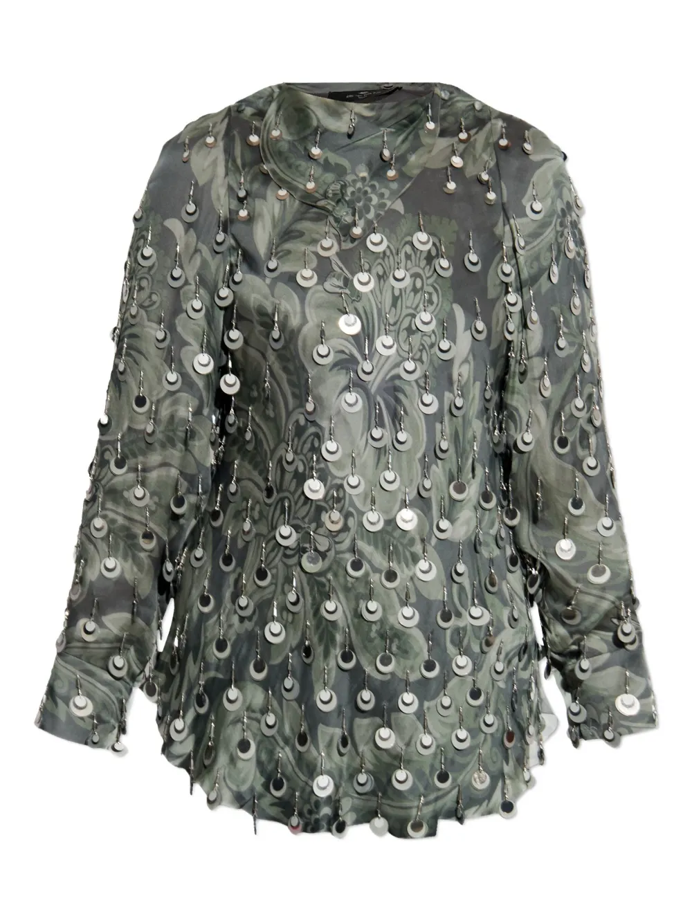 Блузка с цветочным декором Etro, зеленый
Блузка с цветочным декором Etro, зеленый