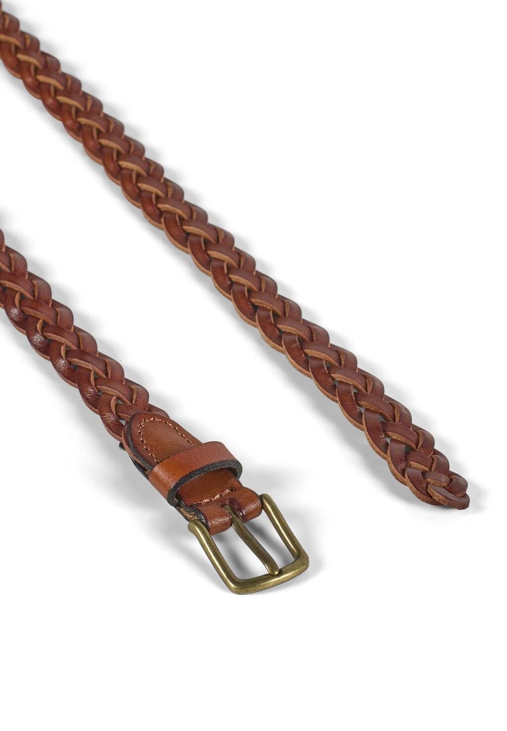 Плетеный ремень William Howard London, светло-коричневый 
Плетеный ремень William Howard London, светло-коричневый