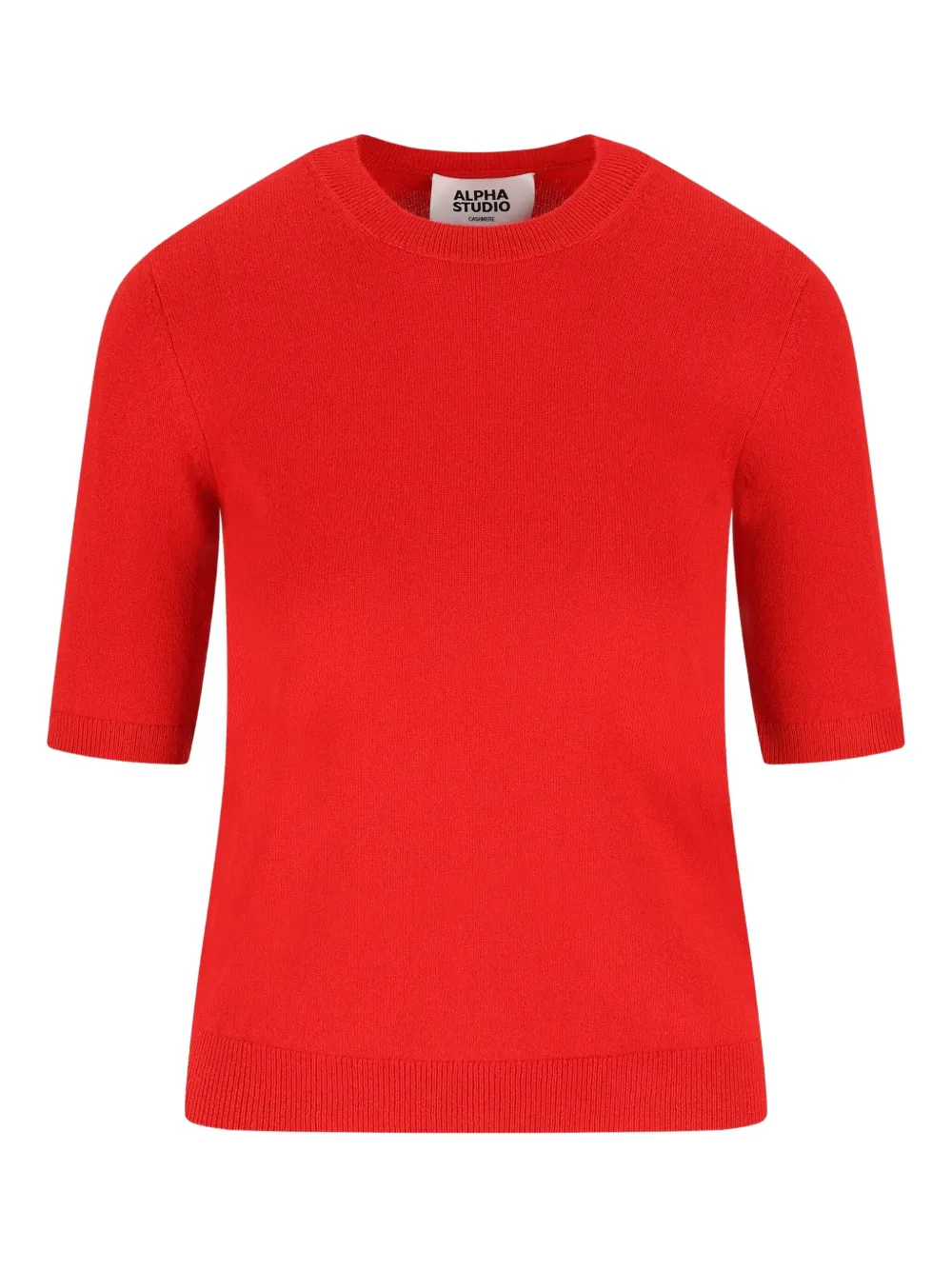 Кашемировый топ с короткими рукавами Alpha Studio, красный
Кашемировый топ с короткими рукавами Alpha Studio, красный
