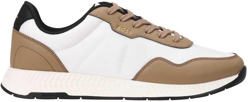 BOSS Мужские титановые беговые кроссовки, Open White124.
BOSS Мужские титановые беговые кроссовки, Open White124.