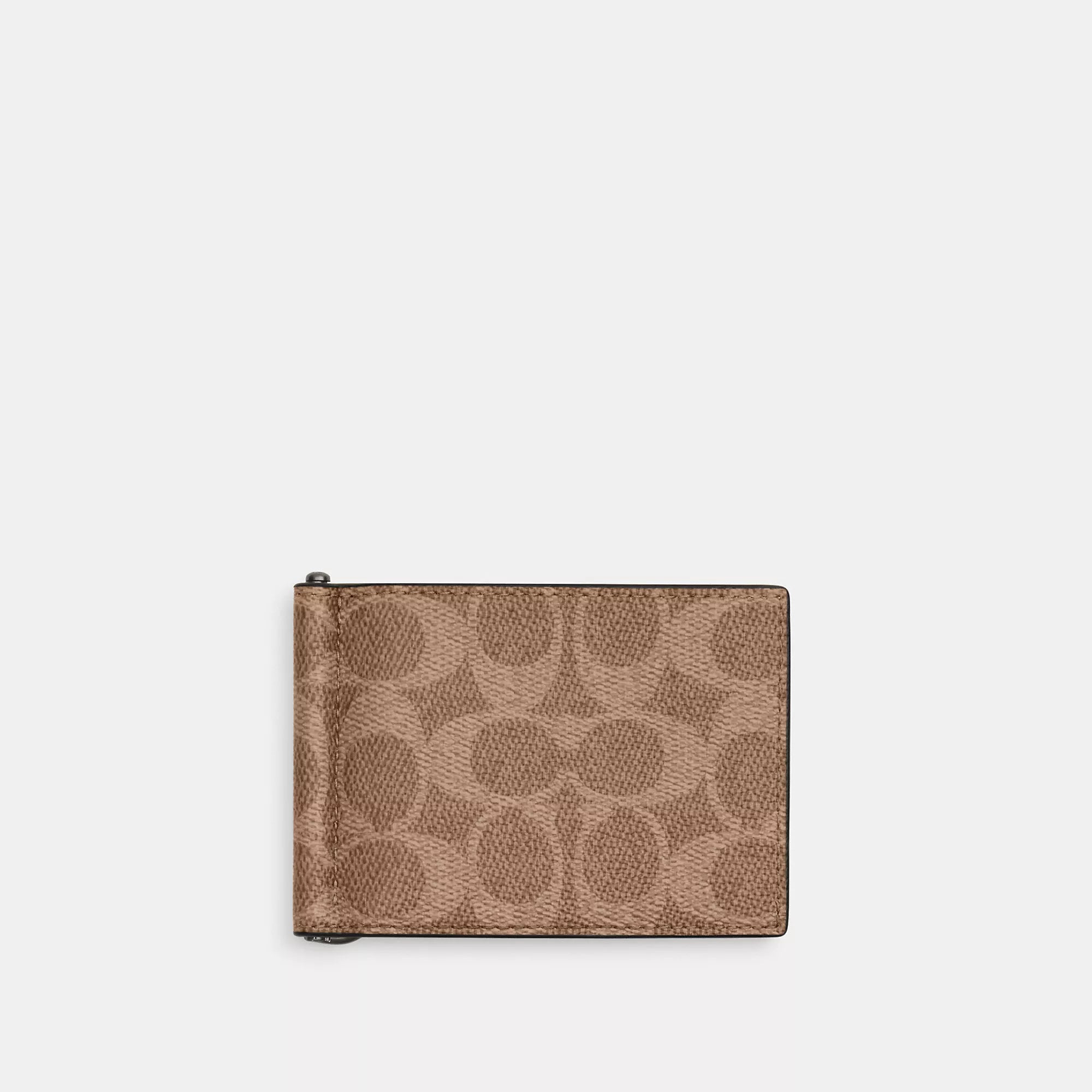 Coach Outlet Тонкий бумажник с зажимом для денег в фирменной холщовой ткани, светло-коричневый/черный
Coach Outlet Тонкий бумажник с зажимом для денег в фирменной холщовой ткани, светло-коричневый/черный