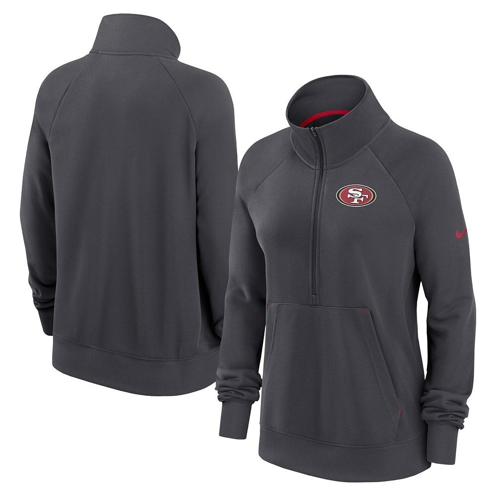 Женская толстовка с молнией до половины длины Nike Charcoal San Francisco 49ers Premium Raglan Performance, цвет Charco
Женская толстовка с молнией до половины длины Nike Charcoal San Francisco 49ers Premium Raglan Performance, цвет Charco