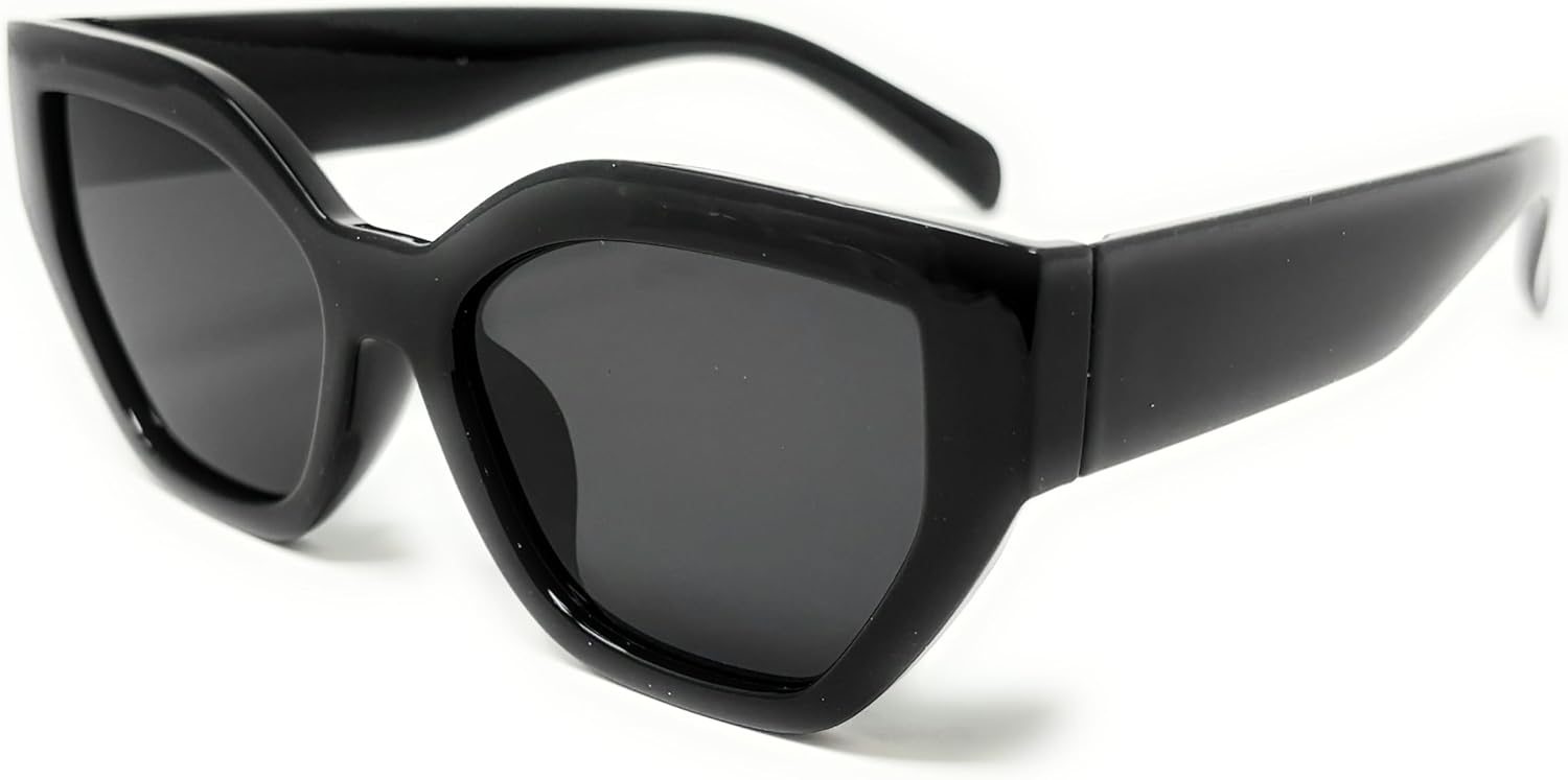 Крупные солнцезащитные очки «кошачий глаз» для женщин – массивная оправа в стиле ретро – защита от УФ-излучения UV400 – модные солнцезащитные очки Generic, Black, Smoke
Крупные солнцезащитные очки «кошачий глаз» для женщин – массивная оправа в стиле ретро – защита от УФ-излучения UV400 – модные солнцезащитные очки Generic, Black, Smoke