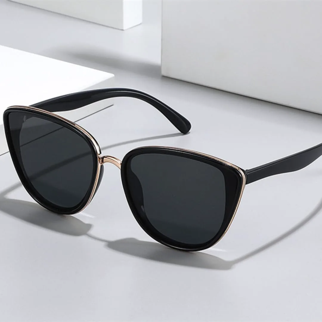 Винтажные солнцезащитные очки «кошачий глаз» для женщин, защита от УФ-излучения UV400, зеркальные, популярный, модный и роскошный стиль TVTBBVV, Black-gray
Винтажные солнцезащитные очки «кошачий глаз» для женщин, защита от УФ-излучения UV400, зеркальные, популярный, модный и роскошный стиль TVTBBVV, Black-gray