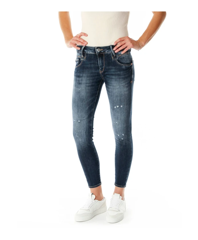 Укороченные джинсы узкого кроя со средней посадкой из целлюлозы Sib Le Temps Des Cerises, синий
Укороченные джинсы узкого кроя со средней посадкой из целлюлозы Sib Le Temps Des Cerises, синий