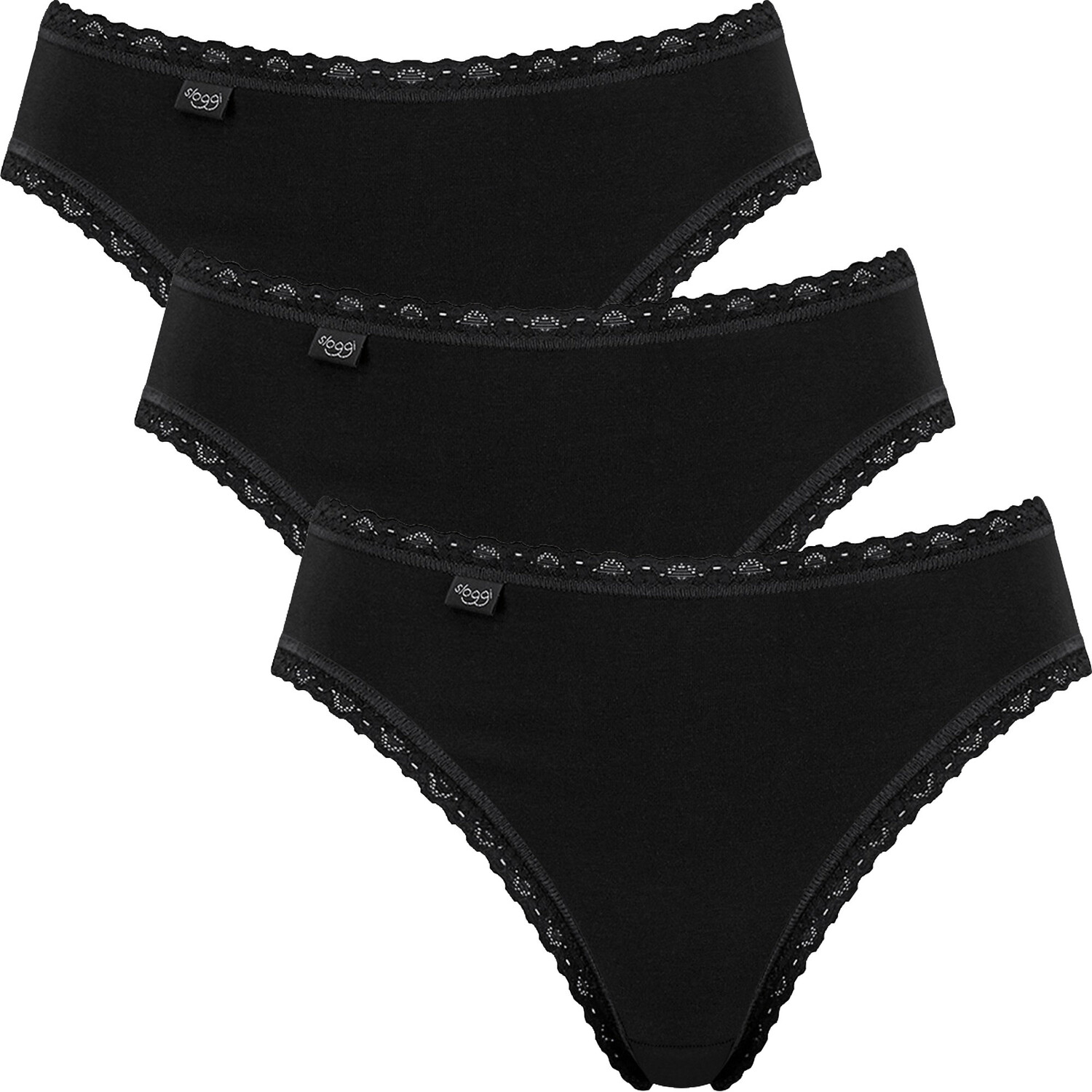Трусы Sloggi 3er Pack 24/7 Cotton Lace, черный
Трусы Sloggi 3er Pack 24/7 Cotton Lace, черный