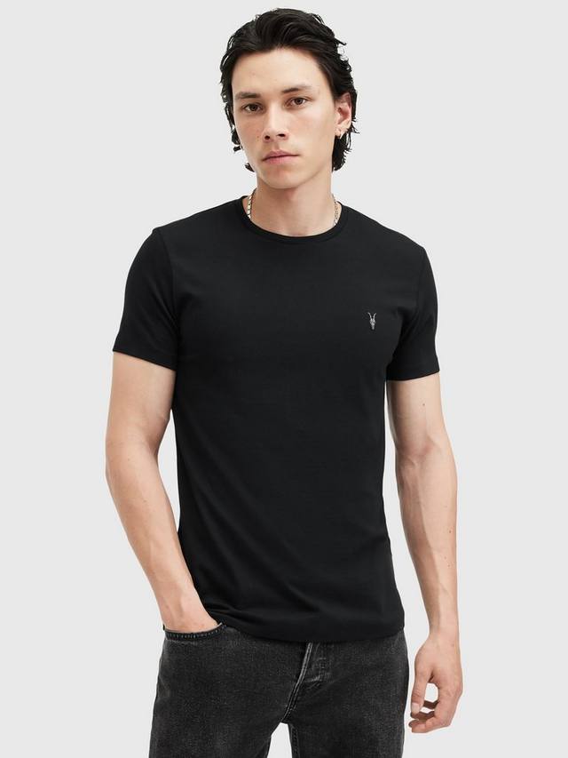 Тонизирующая футболка для экипажа из органического хлопка AllSaints, черный
Тонизирующая футболка для экипажа из органического хлопка AllSaints, черный