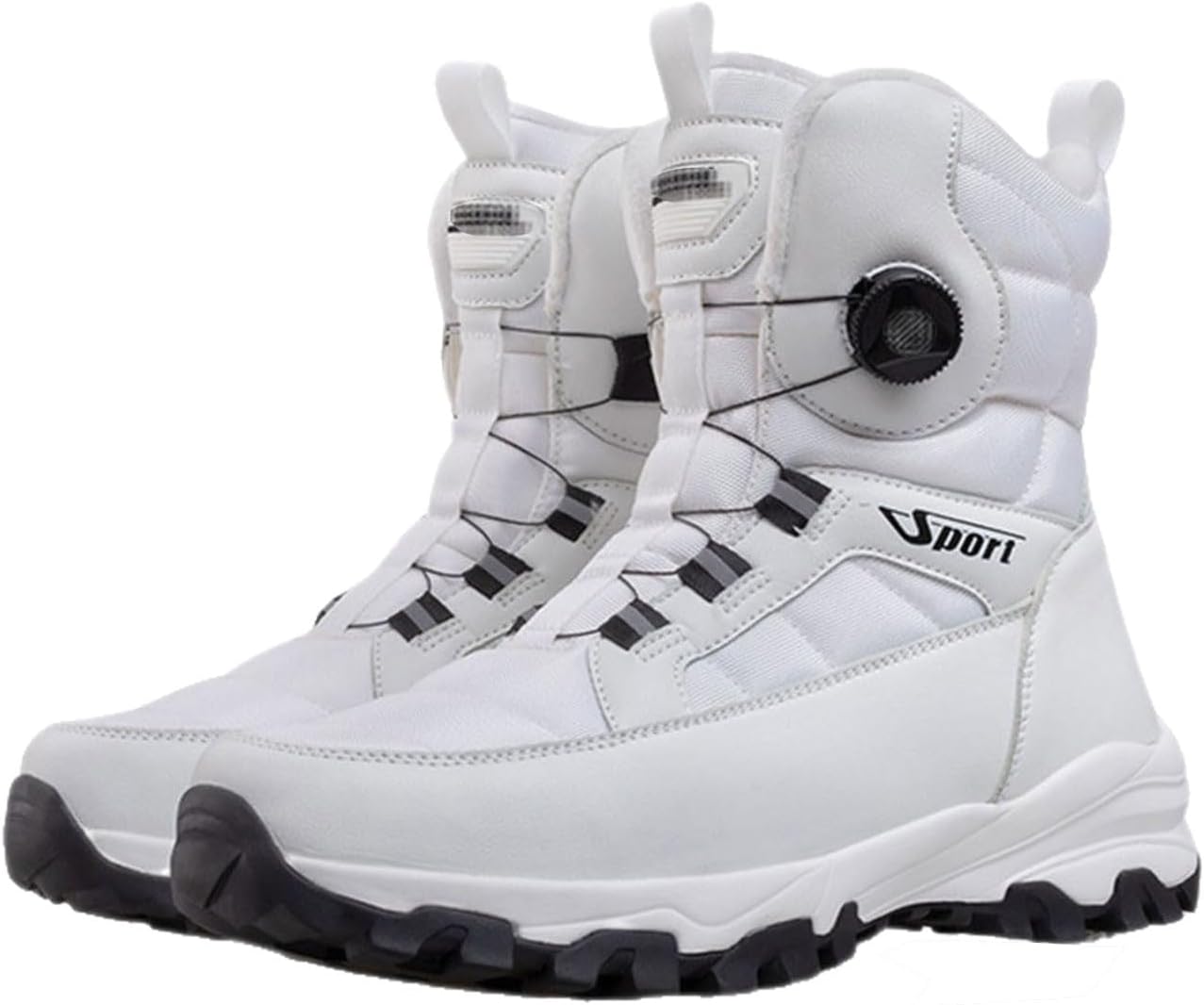 Мужские теплые зимние ботинки MANYUBEI, зимние ботинки с поворотным замком, утолщенные, с меховой подкладкой, водонепроницаемые, высокие хлопковые ботинки, противоскользящие, для походов, короткие ботинки, 44 EU, белые
Мужские теплые зимние ботинки MANYUBEI, зимние ботинки с поворотным замком, утолщенные, с меховой подкладкой, водонепроницаемые, высокие хлопковые ботинки, противоскользящие, для походов, короткие ботинки, 44 EU, белые