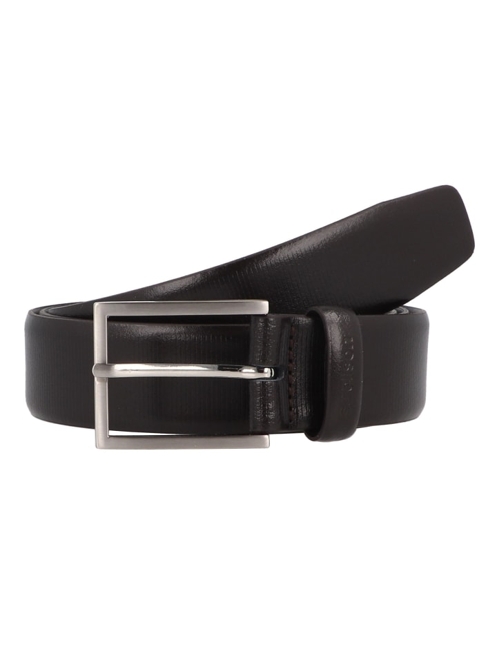 Кожаный ремень темно-коричневого цвета Strellson
Кожаный ремень темно-коричневого цвета Strellson