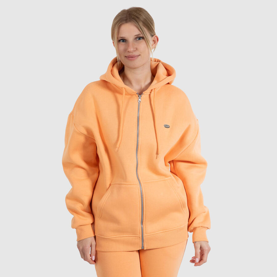 SMILODOX Женская толстовка с капюшоном на молнии Eda Apricot
SMILODOX Женская толстовка с капюшоном на молнии Eda Apricot