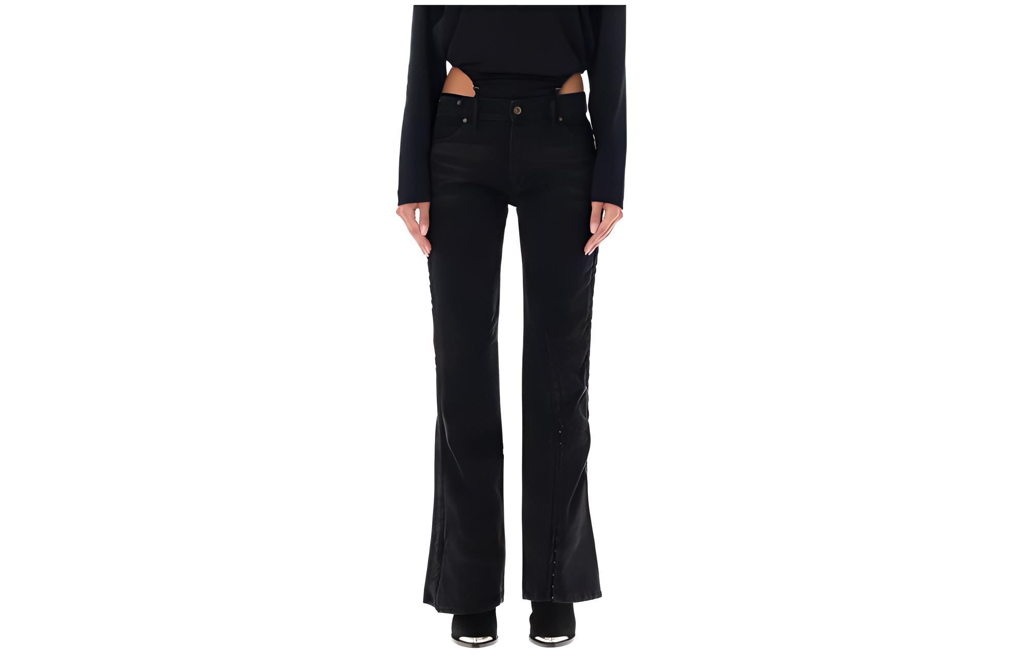 Джинсы расклешенные регулируемые Y/Project, черный
Джинсы расклешенные регулируемые Y/Project, черный