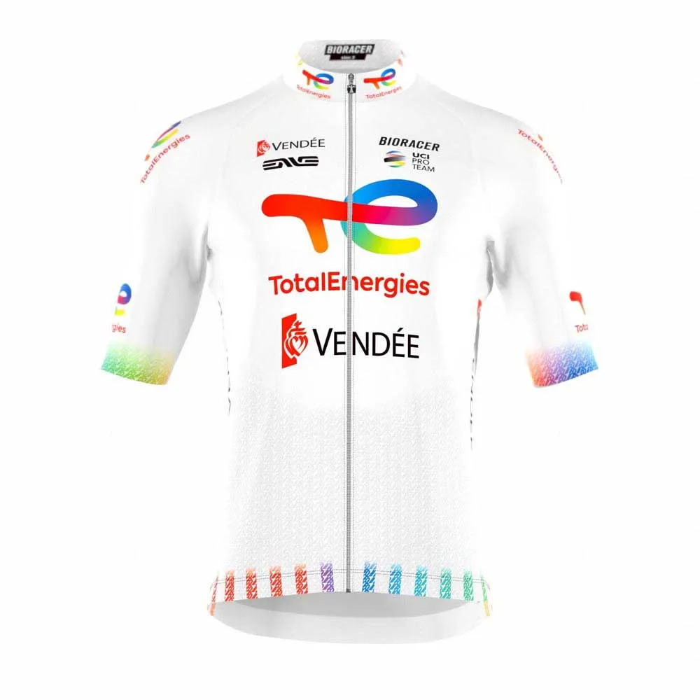 Джерси Bioracer Icon Team Total Energies 2025 short sleeve, белый
Джерси Bioracer Icon Team Total Energies 2025 short sleeve, белый