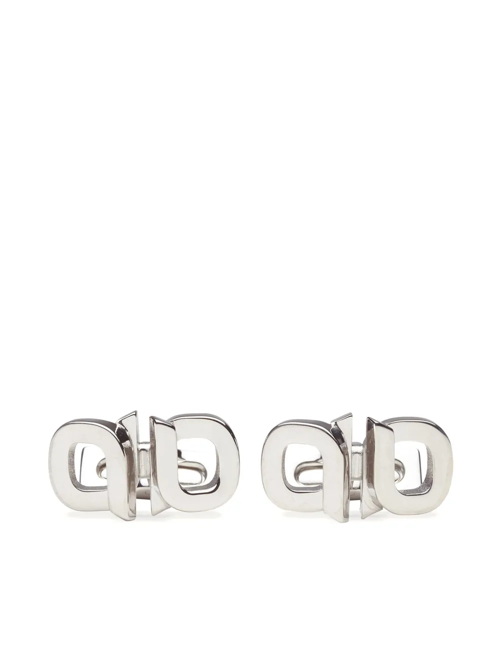 Запонки с декором Gancini Ferragamo, серебяный
Запонки с декором Gancini Ferragamo, серебяный