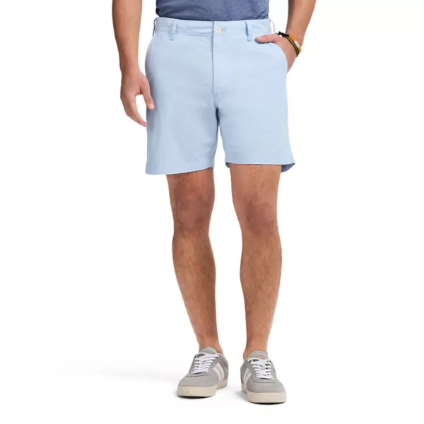 Мужские шорты прямого кроя из шамбрея 7 дюймов Izod, цвет placid blue
Мужские шорты прямого кроя из шамбрея 7 дюймов Izod, цвет placid blue