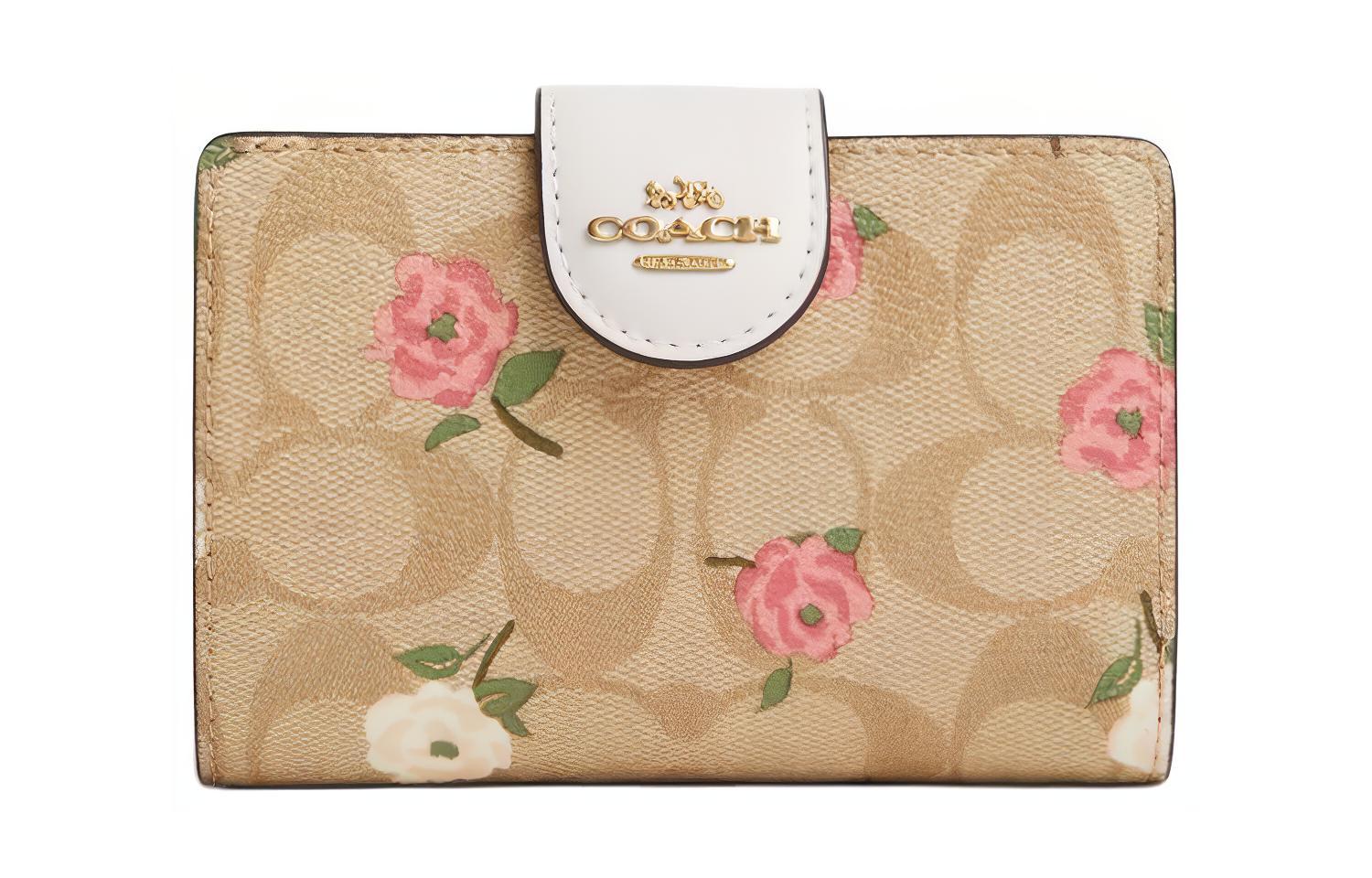 COACH Угловой застежкой-молнией покрытый холщовый с кожаными вставками миниатюрный женский кошелек золотистый и светло-хаки и мел разноцветный
COACH Угловой застежкой-молнией покрытый холщовый с кожаными вставками миниатюрный женский кошелек золотистый и светло-хаки и мел разноцветный