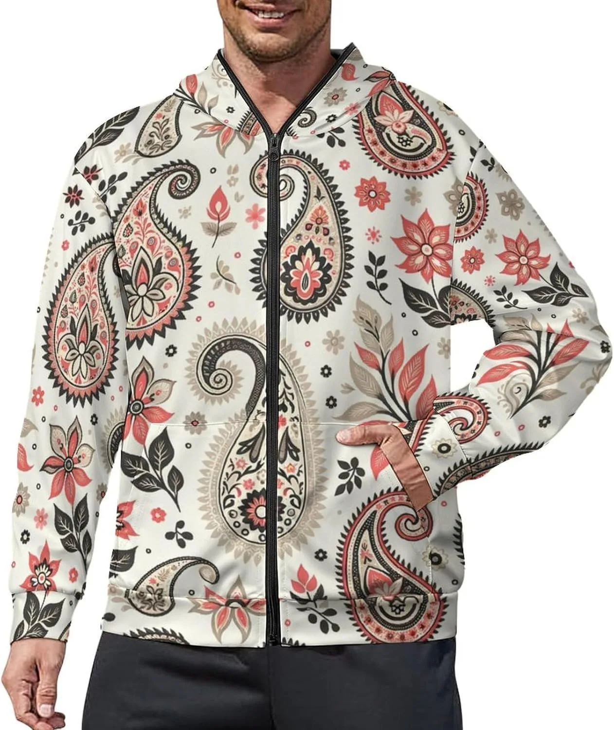 Толстовка с капюшоном на молнии мужская casual, цвет purple green flower, с карманами
Толстовка с капюшоном на молнии мужская casual, цвет purple green flower, с карманами